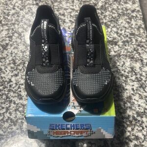 Skechers Kids Mega-Craft Black Pixel Sneakers